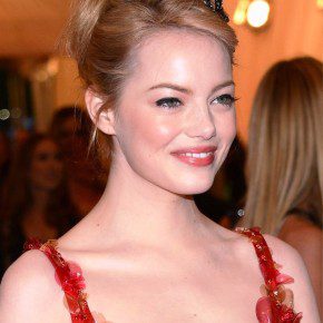 Emma Stone Bobby Pinned Updo Hairstyles