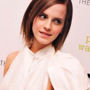 Emma Watson Short Straight Bob Hairstyle