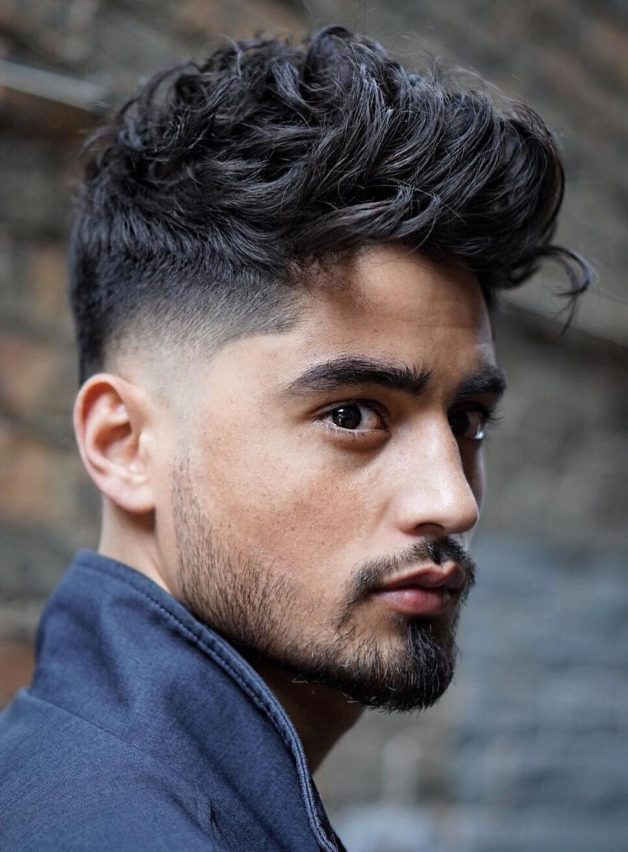 Extreme Low Fade with Messy Top Hairstyles Ideas - For Men