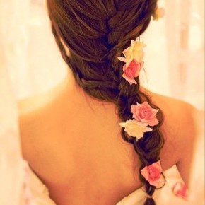 French Fishtail Braid For Wedding