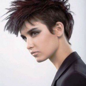 Girl Short Black Hairstyles Punk