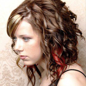 Girls Cute Curly Hairstyles