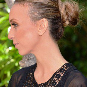 Giuliana Rancic Casual Loose Bun Updo