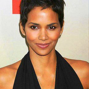 Halle Berry Short Black Haircut