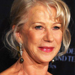 Helen Mirren French Twist Updo For Women Over 60