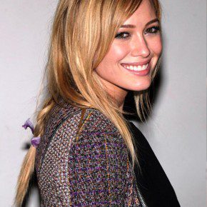 Hilary Duff Braided Hairstyle