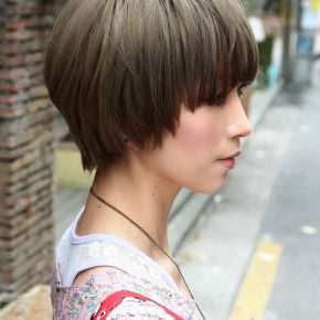 Hottest Short Japanese Hairstyle With Long Bangs