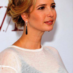 Ivanka Trump Casually Tousled Updo