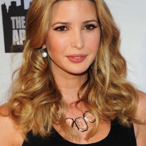 Ivanka Trump Layered Long Wavy Hairstyle