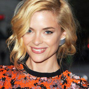 Jaime King Wavy Bob Hairstyle With Curls