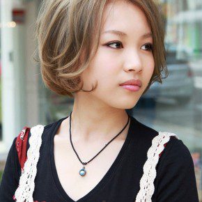 Japanese Curly Bob Hairstyles 2013