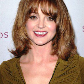 Jayma Mays Medium Wavy Curly Hairstyle