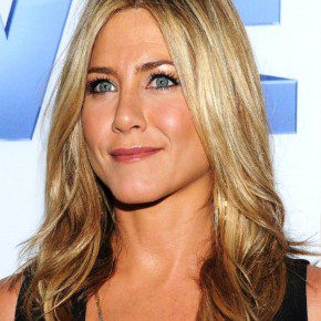 Jennifer Aniston Long Center Part Hairstyle