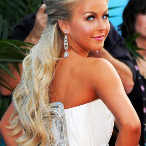 Julianne Hough Half Up Half Down Wedding Hairstyles