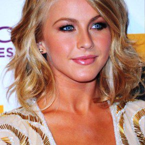 Julianne Hough Medium Wavy Hairstyle 2012