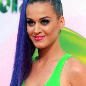 Katy Perry Braid Wrapped Ponytail