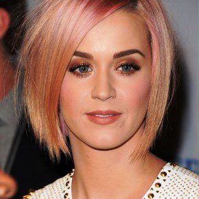 Katy Perry Short Sleek Bob Hairstyle