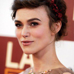 Keira Knightley Romantic Braided Updo