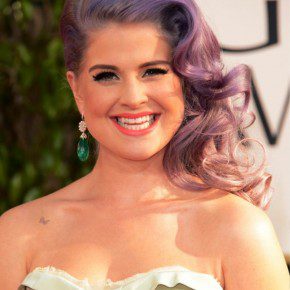 Kelly Osbourne Long Retro Curly Hairstyle 2013