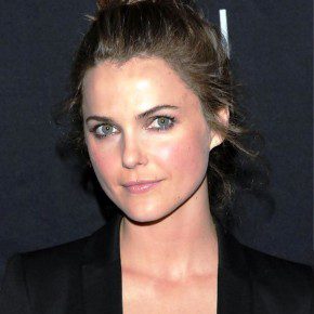 Keri Russell Messy Bun Updo Hairstyle