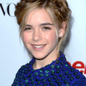 Kiernan Shipka Cute Heidi Braid Updo