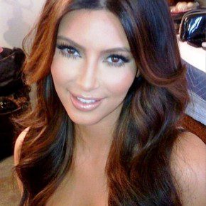 Kim Kardashian Long Hairstyle With Layers