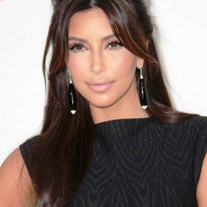 Kim Kardashian Shiny Long Hairstyles