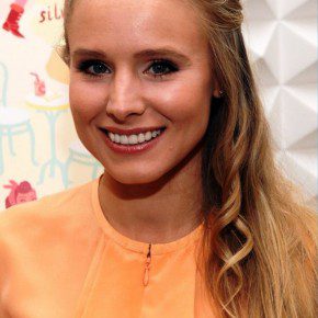 Kristen Bell French Braided Hairstyle