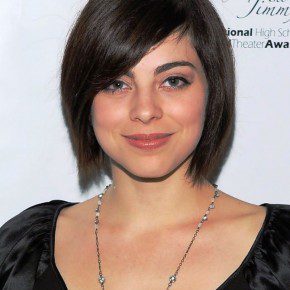 Krysta Rodriguez Short Bob Hairstyle With Side Bangs