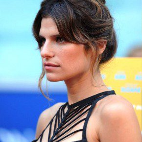 Lake Bell Casual Messy Updo Hairstyle