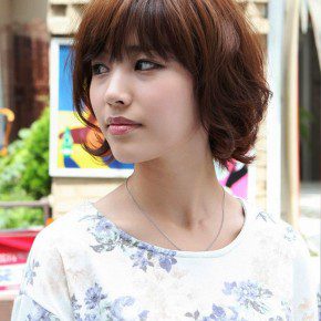 Layered Short Asian Bob Haircut