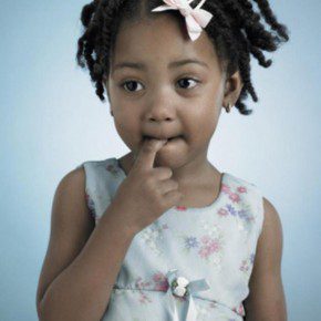 Little Black Girls Hairstyles with Barrettes