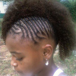 Little Black Girls Mohawk Hairstyles