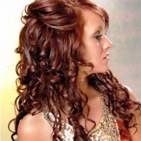 Long Curly Hairstyles With Bangs