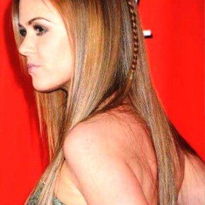 Long Sleek Hairstyle With Braid