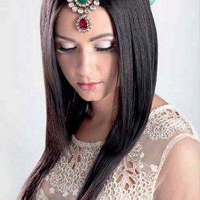 Long Straight Bridal Hairstyles