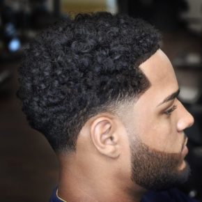 Maintained Afro Top with Tapered Temple