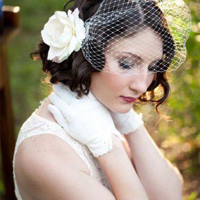 Medium Hair Wedding Styles