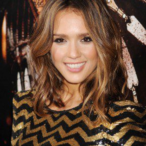 Medium Length Hair Jessica Alba