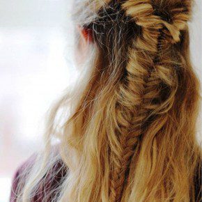 Messy Fishtail Braid