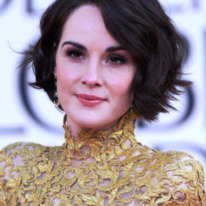 Michelle Dockery Short Wavy Bob Hairstyles 2013