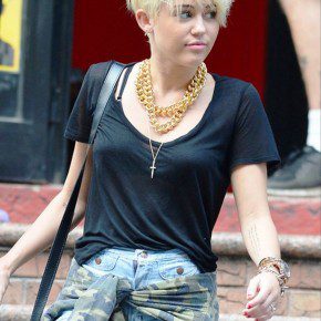 Miley Cyrus New Short Hair Styles