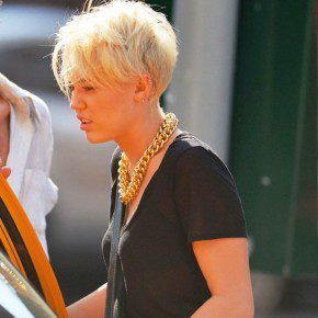 Miley Cyrus Short Pixie Haircut