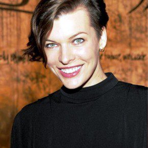 Milla Jovovich Short Wavy Hairstyles For Women