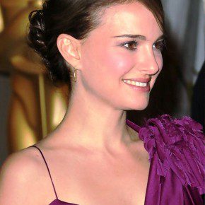 Natalie Portman Bun Updo Hairstyle For Thin Hair