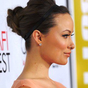 Olivia Wilde Elegant Updo With Headband