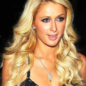 Paris Hilton Long Curly Blonde Hairstyle