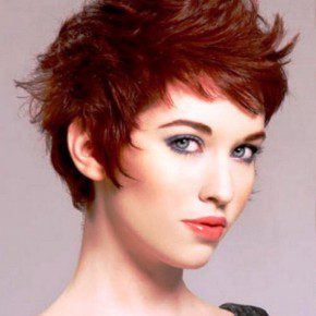 Red Funky Hairstyles Short