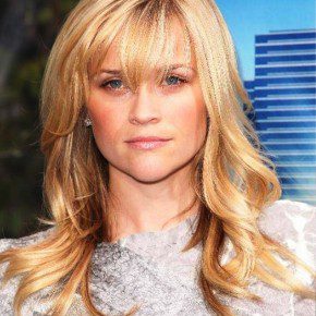 Reese Witherspoon Long Blonde Hairstyle With Bangs