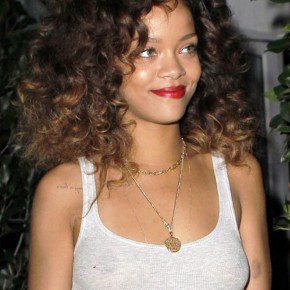 Rihanna Curly Hairstyles